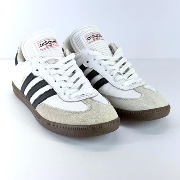 Adidas Samba Classic Soccer Design Men 8.5 Lace Up Leather Suede Indoor Cleats - Picture 2 of 12